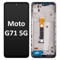 Motorola  Moto G71 5G (2021) LCD touch screen with frame (Original Service Pack) [Black] 5D68C19911